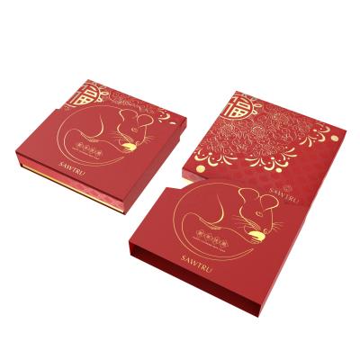 China CNY Wholesale Custom New Arrivals China Handmade Factory The Year Of The Mouse Chocolate/Gift Box Luxury Paper Packing Box for sale