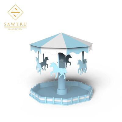 China 2020 wholesale cheap sawtru factory carousel serving tray for baby Inner: Dia63*25cm for sale