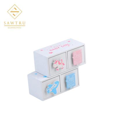 China 2021 New Design Baby Gift Small Wooden Fashionable Cute Box Organizer Drawer Desktop Collection for sale