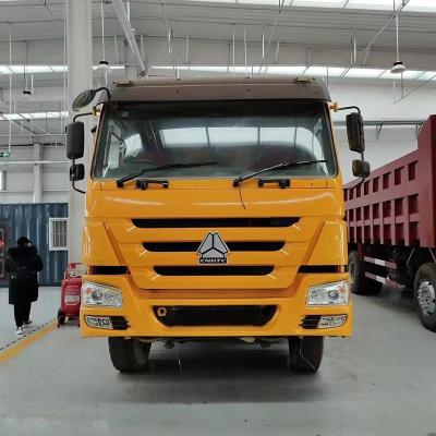 China Affordable 50 Ton Used Sinotruk HOWO Tipper Truck with Air Suspension Driver's Seat for sale