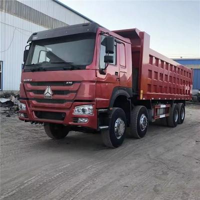 China Verkoop 10 wielen gebruikte Sinotruck HOWO 6*4 371HP Dump Tipper Truck met een capaciteit van 10,2 ton Te koop