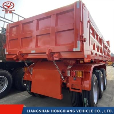 China 40-80 ton 4-assige dumptrailer dumptrailer/dumptrailer/dumptrailer Te koop