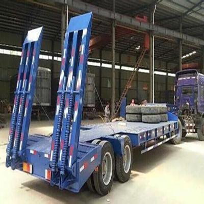 China Please Consult Customer Service for Iron Flatbed Low Bed Semi Trailer 40t-100t for sale