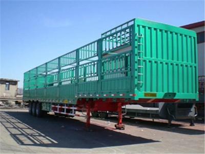 China 8 Tons 2 or 3 Axles 40T Lowbed Semi Trailer/Truck Trailers Side Wall Semi Trailers for sale