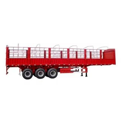 China 40 Tons Bulk Cargo Transport Semi-Trailer with High Hurdle and ABS Anti-lock Braking for sale