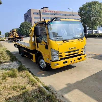 China 4*2 Condução Tipo 5 Ton Flatbed Board Wrecker Remolque Camião autocarregador Camião de recuperação de cama plana à venda