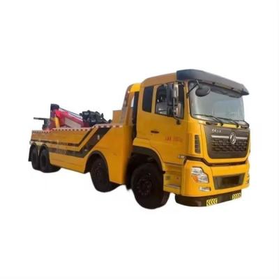 China 3815mm Wheelbase Diesel Flatbed Wrecker Heavy Duty Rotation Tow Truck for Heavy Loads for sale