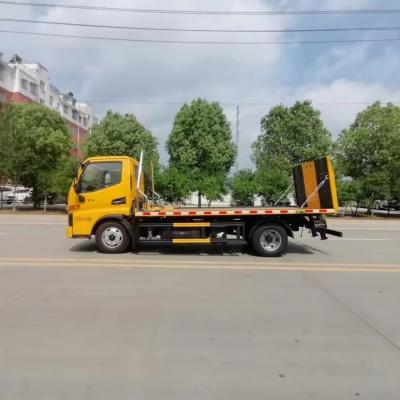 China Dongfeng 8 10 Ton Towing Weight Euro III IV V Diesel 21m 5 Ton Winch Recovery Flatbed Tow Truck for sale