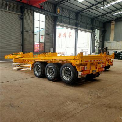 China Multi-Axle Flatbed Low Bed Trailers Loader Flat Bed Truck Semi Trailer Tread 1820mm for sale