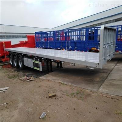 China 30t 40t 50t 2 3 Axles Gooseneck Low Bed Semi Trailer Mac Pherson Type Suspension Systems for sale