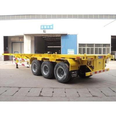 China Bandnummer 8/12/16 Truck Trailer Lowboy voor tractor/zijlader Reefer Container/Verkope Te koop