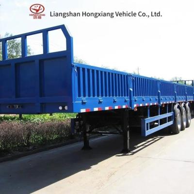 China Fence Transport Trucks Used Cattle Trailers Animal Square Transport Fence Semi Trailer for sale