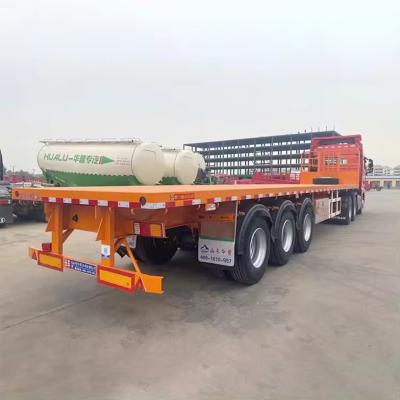 China Semi-Trailer Container Steel Truck Trailers with ABS Anti-lock Braking System 1820mm Tread for sale