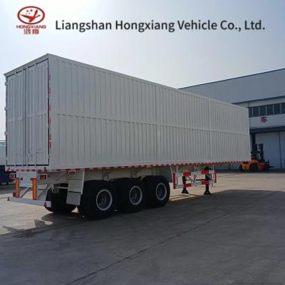 China 1 Year After-sales Service 40FT Dry Wing Van Semi Trailer with Leaf Spring Suspension for sale