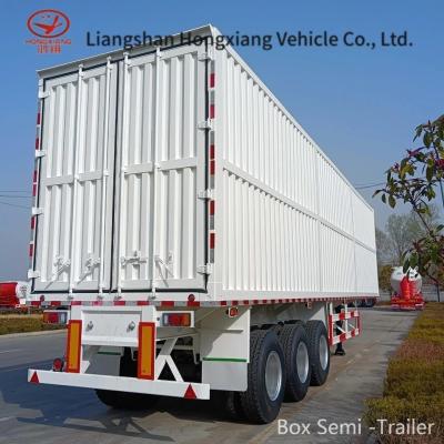 China Cattle Transport Long Vehicle Cage Van/Box Type Semi Truck Trailer 13750*2550*3650 Steel for sale