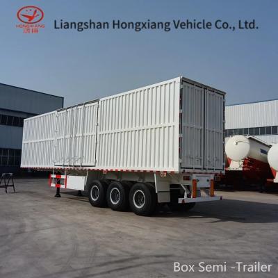 China Mechanical/Air Suspension Home Appliances Transport Cargo Semi Box Van Trailer for sale