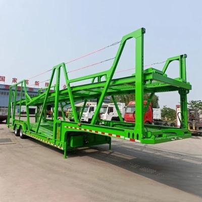 China 2/3 Axle Twin City 8 Car Transport Semi-Trailer with ABS Anti-lock Braking System for sale