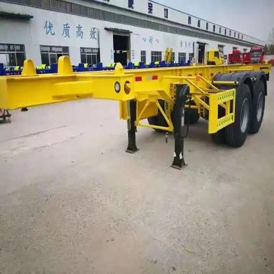 China Multi-link Type Container Chassis Skeleton Semi Trailer with and Multi-link Suspension for sale