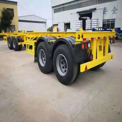 China Multi-link Type Container Chassis Skeleton Semi Trailer for Safe and Smooth Transport for sale