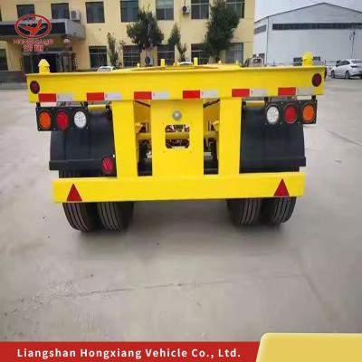 China Skeleton Fence Container Car Carrier Dump Semi Trailer Truck Semi-Trailer in Colour for sale