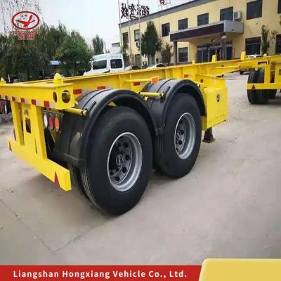 China Saleshipping Container Skeleton Trailer Skeletal Chassis Truck Truck for Tread 1820mm for sale