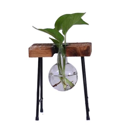 China Balance Water Planting Vase Eco-friendly Desktop Hanging Glass Hydroponics Glass Plants for sale