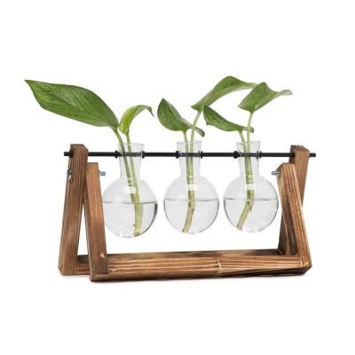 China Eco-friendly Plant Desktop Mini Greenhouse Planter Bulb Vase Glass Garden Wedding Decor for sale