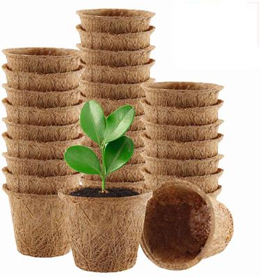 China Home Environment Friendly Degradable Seedling Raising Planting And Cultivating Seed Cocos Fiber Plant Magic Pot for sale