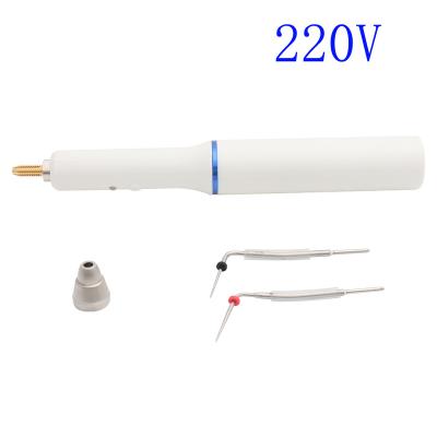 China Dental Cordless Metal Gutta Percha Obturation System Endo Heated Pen 2Tips White 220V 360418 for sale