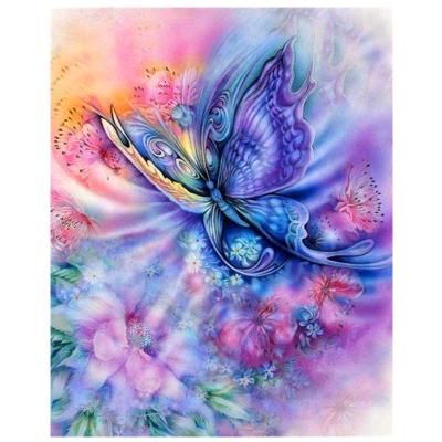 China Wholesale DIY 5D Diamond Painting Diamond Embroidery Cross Stitch Waterproof Art Butterfly 5D Drill Imagination Art Home Decor for sale