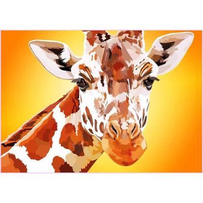 China Modern Living Home Abstract Wall Art Diy Paint By Numbers Deer for sale