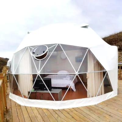 China Extended Type Luxury Outdoor Camping Hotel Dome Camping Windproof Level 8 Winter Glamping Starry Tent for sale