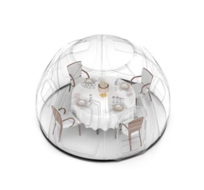 China Environmental Protection Lightweight Hot Selling Restaurant Outdoor Transparent Igloo Tent Diameter 3.3M Dome Tent With for sale