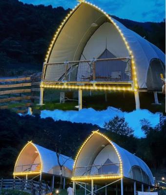 China New Style Product Large Safari Tent House Tent Large Space Camping Outdoor Hotel Tent Diagonal Tying Type for sale