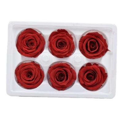 China Wholesale Rose Flower Real Preserved Roses Rose Heads Preserved DIY Rose Box Eternal for sale