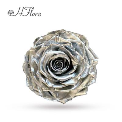 China Wholesale Gift HFlora Yunnan 9-10cm Preserved Rose By Wrapping Preserved Ecuadorian for sale