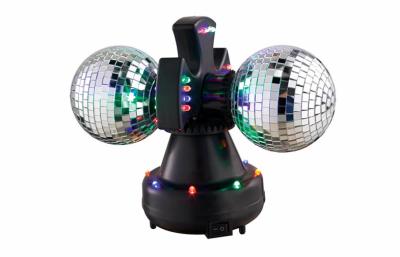 China Doppelte Disco-Lichter des Spiegel-Ball-LED führten PC RGB DJ-Licht-32 hohe Helligkeit zu verkaufen