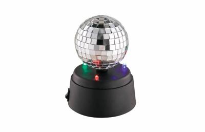 China 2 Inch Mini Mirror Ball With 3 LEDs Led Ball Light With 3xAA 1.5V Batteries for sale