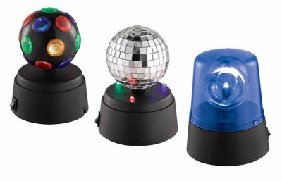 China Set Of 3 Mini LED Light Party Light One Mirror Disco Ball Beacon for sale