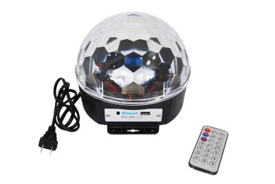 China Bluetooth LED Disco Lights With MP3 Play RGBWAYP USB 6*1W For Home KTV for sale