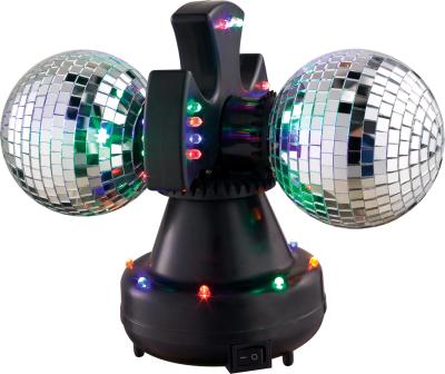 China Disco RGBYO LED beleuchtet Doppelspiegel-Ball-Lampe für Partei-kleine Hauptstange zu verkaufen