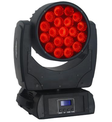 China LCD LED Moving Head Lights , Indoor LED Moving Head Wash 19x10W for sale