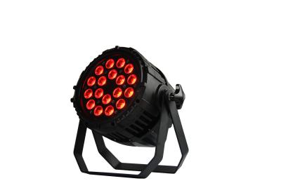 China IP65 18x10w 5in1 Led Par Cans Rgbw + Amber , Outdoor Par Light for sale