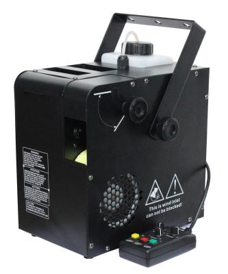 China Professional Haze Stage Fog Machine Remote Control 4500 Cuft / Min , 2mins Warm Up for sale