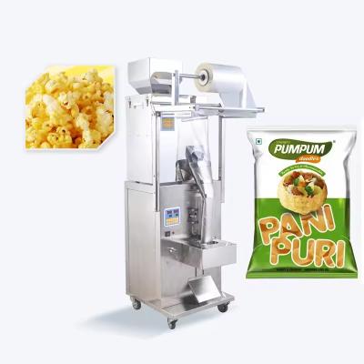 China Manufacturing Plant food packaging pop corn pani namkeen soap pouch popcorn snack granule packaging packing machine low price vertical for sale