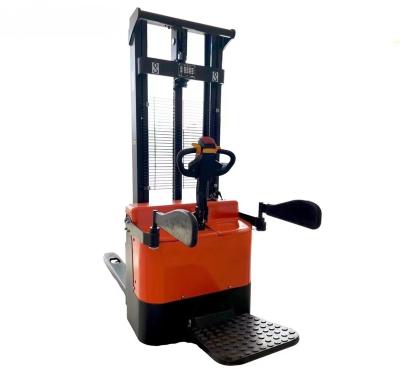 China Building Material Shops Buy Tool 1.5 Ton Full Power Forklift Pallet Truck Electric Stacker for sale