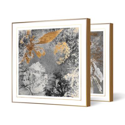 China Modern Digital Print Custom Tempered Glass Modern Wall Art Prints Abstract Metal Paintings Wall Decor for sale