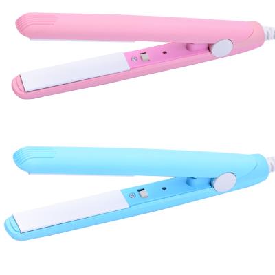 China Car 2 In 1 Mini Hair Straightener Aluminum Flat Iron Portable Traveling Low Price Flat Straighteners for sale