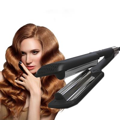 China Ceramic crimping iron for hair crimper deep wave hair straightenerhair crimper deep wave hair straightener for sale