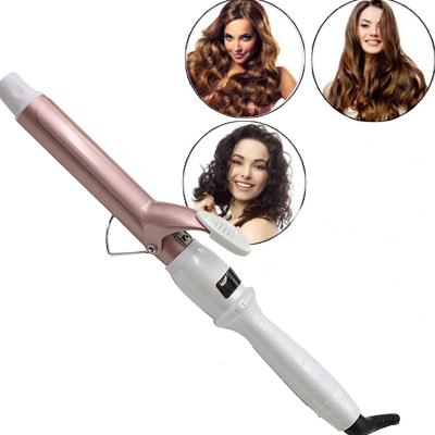 China Professional Ceramic Hair Curling Iron Hair Curling Iron Electroplating Titanium Stone Set Hair Wond Curler for sale